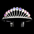 Teardrop Stone Accented Princess Tiara