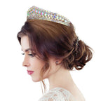 Teardrop Stone Cluster Princess Tiara