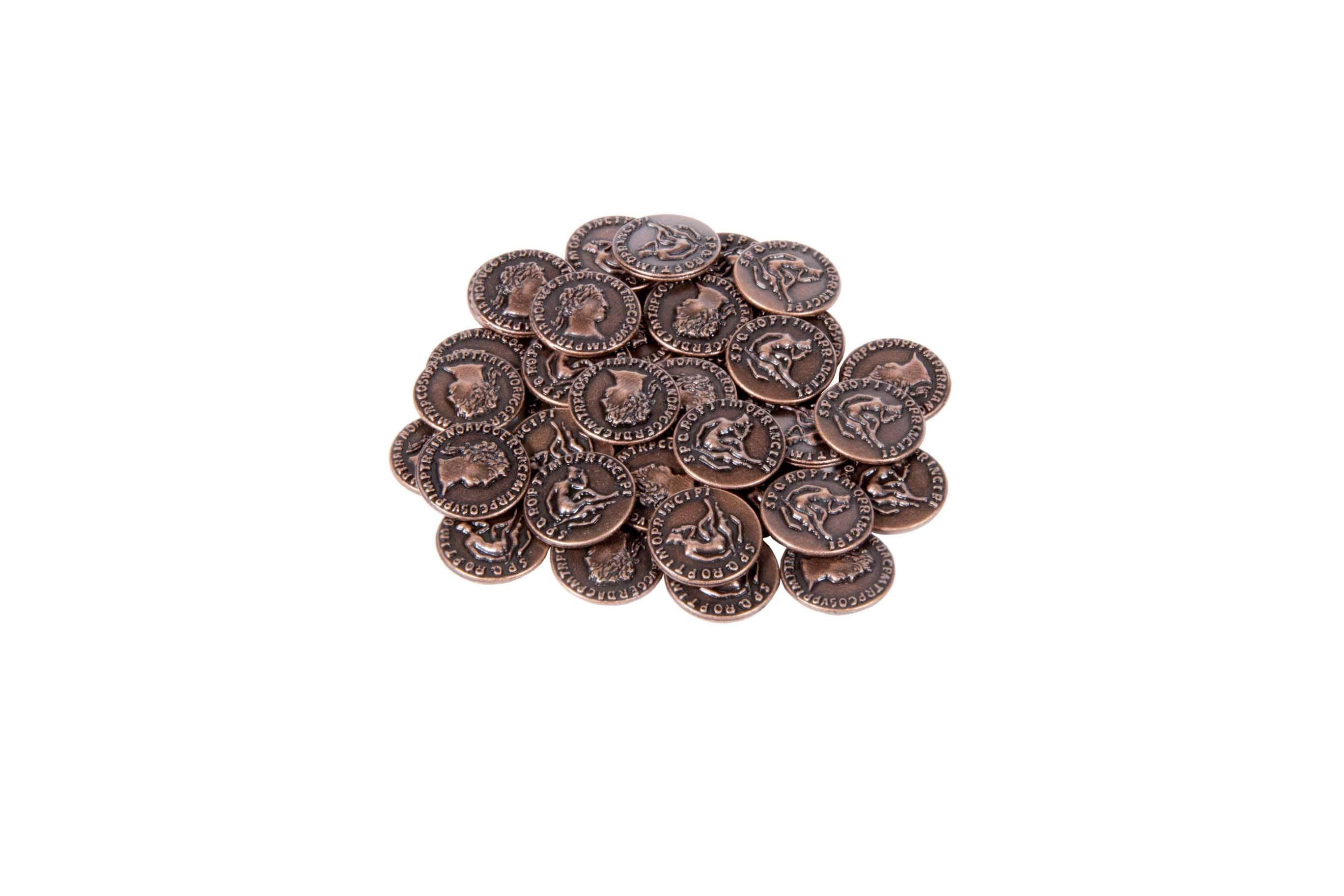 Roman Themed Gaming Coins - Tiny 15mm (18-Pack) - 