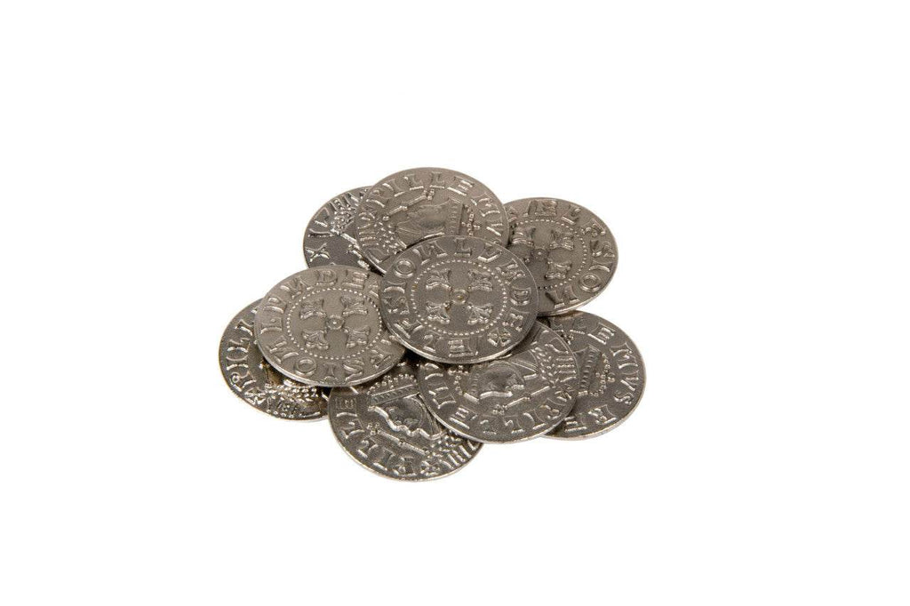Middle Ages Themed Gaming Coins - Large 30mm (9-Pack) - 