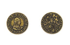 Renaissance Themed Gaming Coins - Medium 25mm (12-Pack) - 