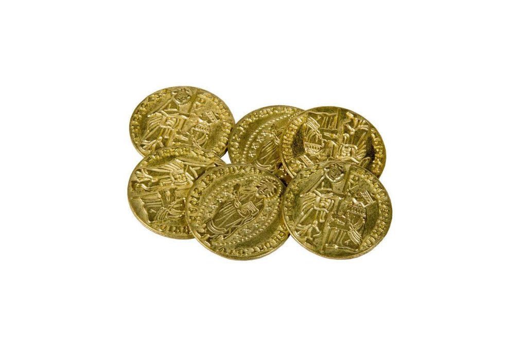 Renaissance Themed Gaming Coins - Jumbo 35mm (6-Pack) - 