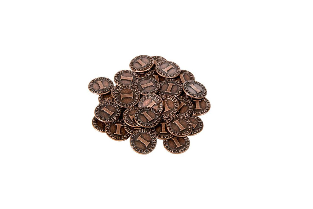 Pirate Doubloons Themed Gaming Coins - Tiny 15mm (18-Pack) - 