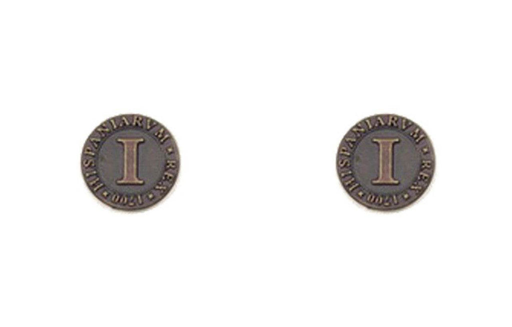 Pirate Doubloons Themed Gaming Coins - Tiny 15mm (18-Pack) - 