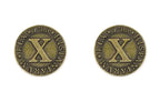 Pirate Doubloons Themed Gaming Coins - Medium 25mm (12-Pack) - 