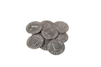 Pirate Doubloons Themed Gaming Coins - Large 30mm (9-Pack) - 