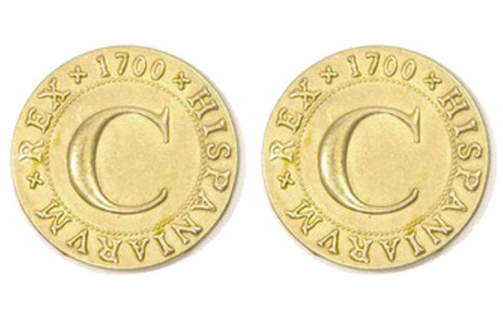 Pirate Doubloons Themed Gaming Coins - Jumbo 35mm (6-Pack) - 