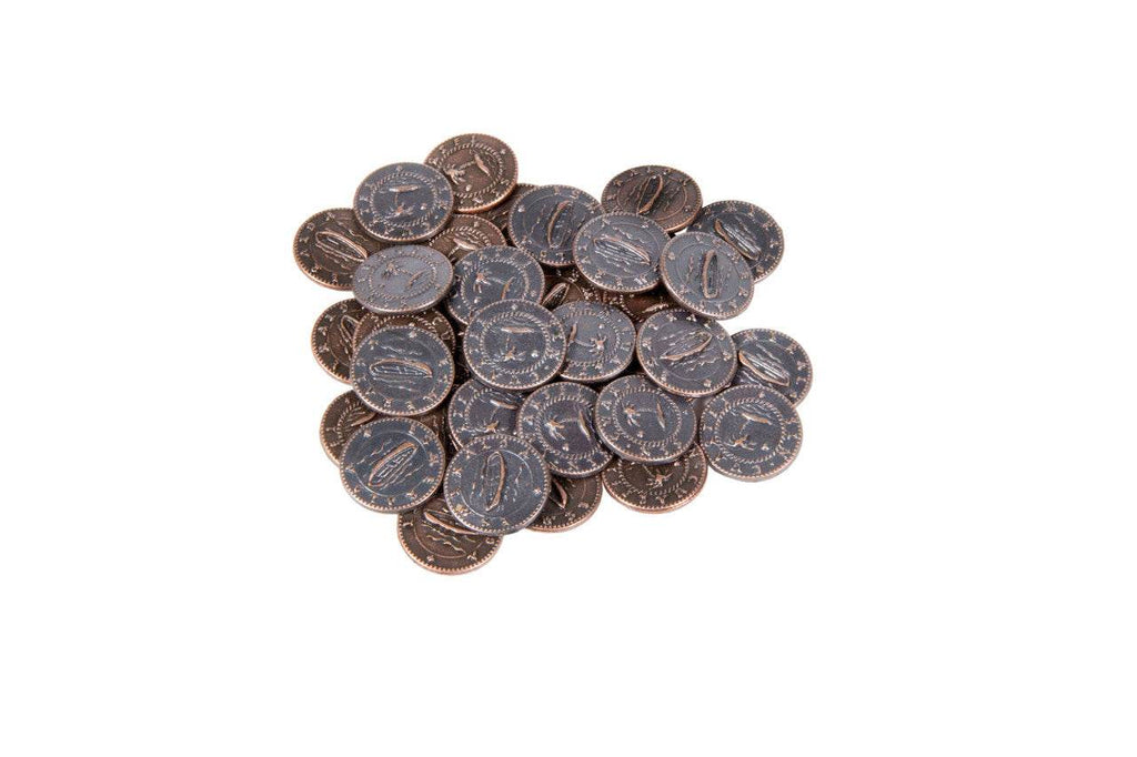 Pirate Ships Themed Gaming Coins - Tiny 15mm (18-Pack) - 