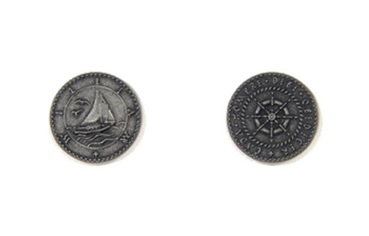 Pirate Ships Themed Gaming Coins - Small 20mm (15-Pack) - 