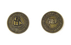 Pirate Ships Themed Gaming Coins - Medium 25mm (12-Pack) - 