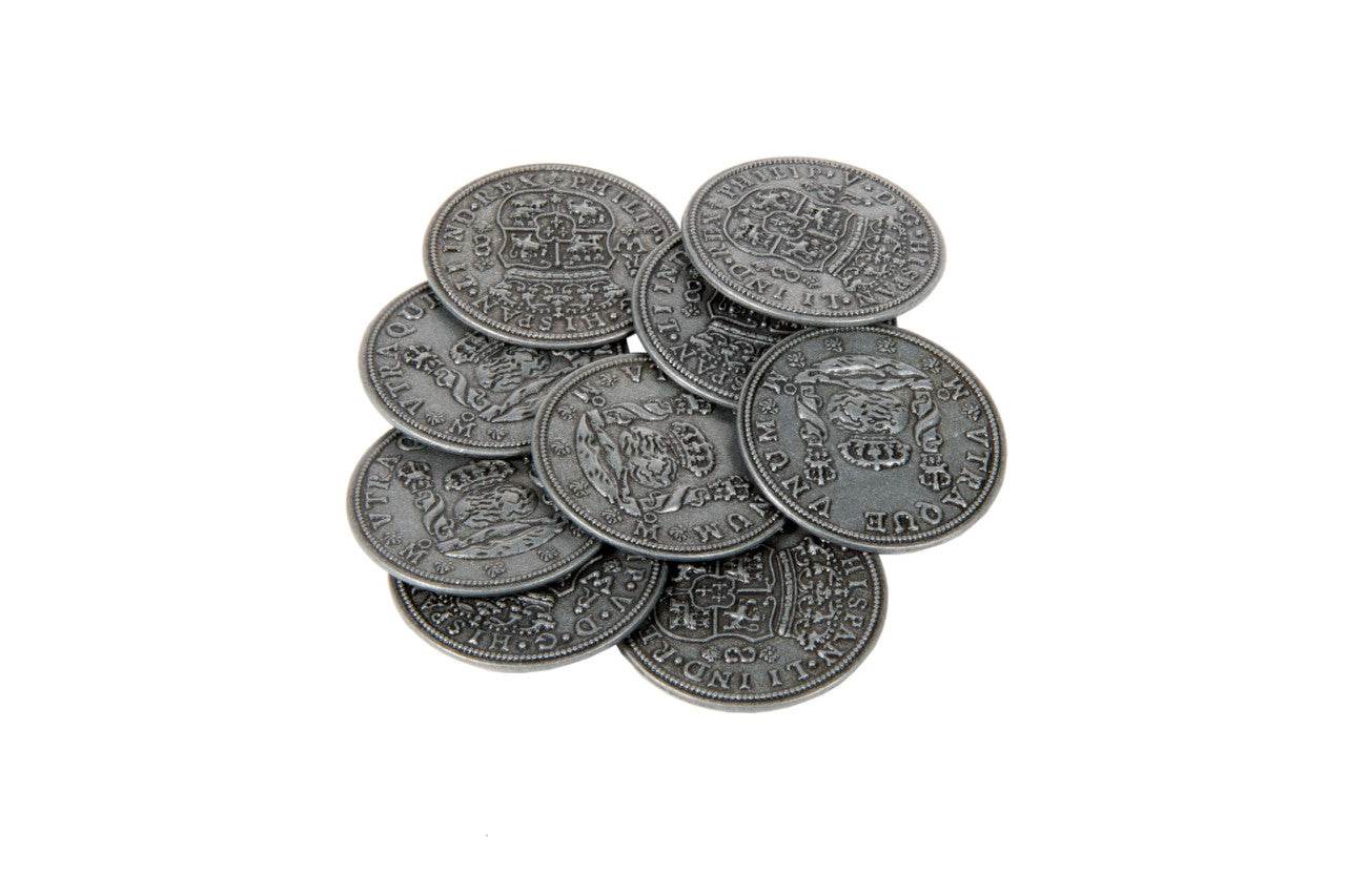 Pieces of Eight Themed Gaming Coins - Large 35mm (9-Pack) - 