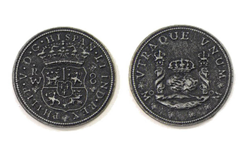 Pieces of Eight Themed Gaming Coins - Large 35mm (9-Pack) - 