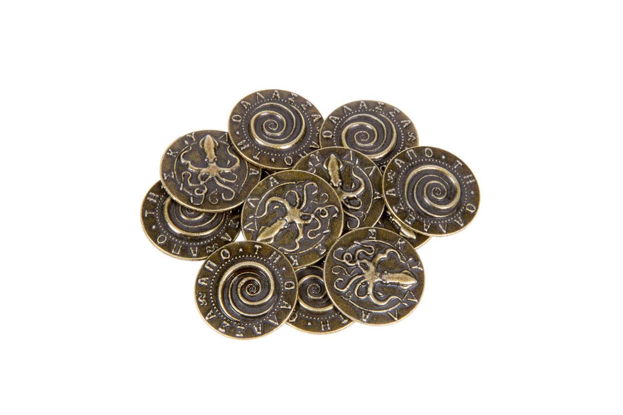 Mythological Monsters Themed Gaming Coins - Medium 25mm (12-Pack) - 