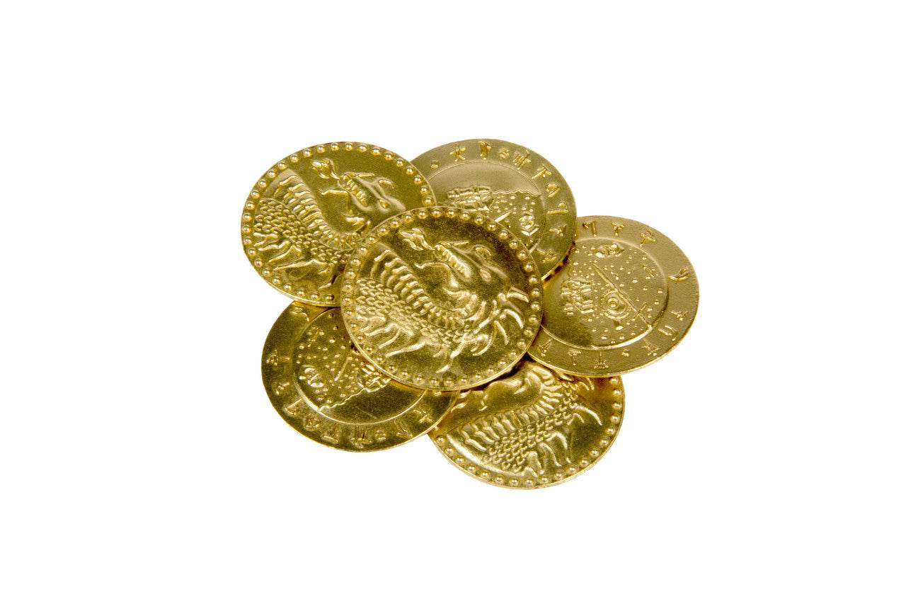 Dragons Themed Gaming Coins - Jumbo 35mm (6-Pack) - 