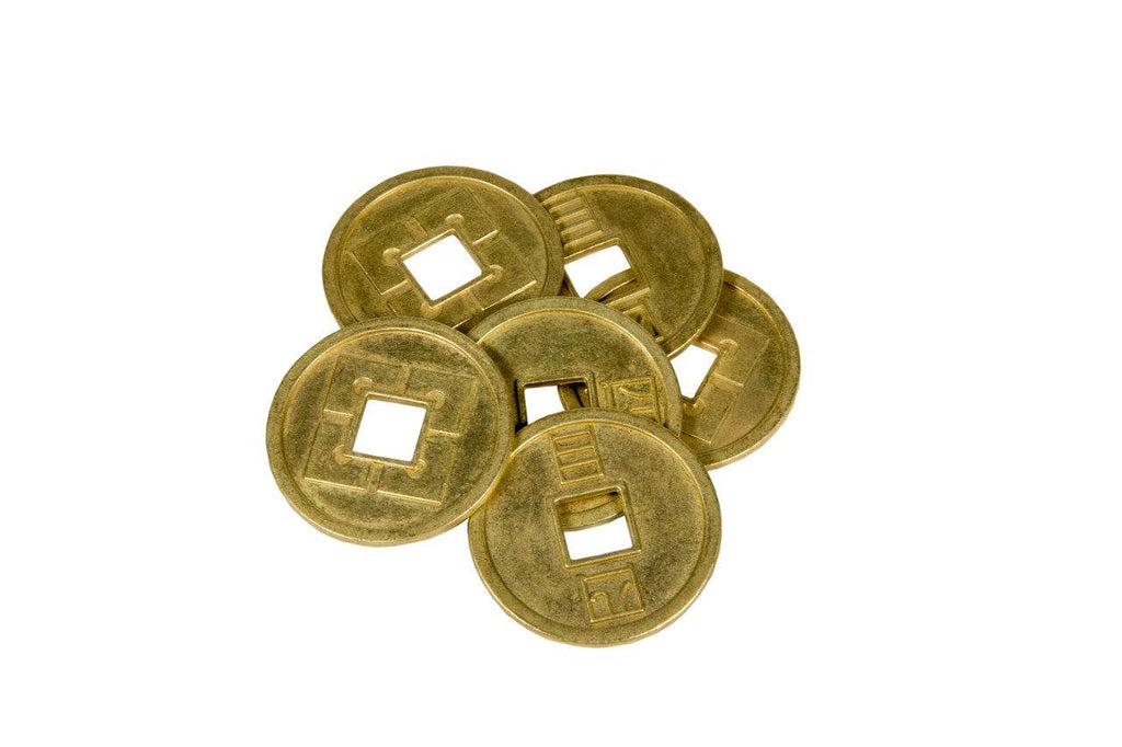 Japanese Themed Gaming Coins - Jumbo 35mm (6-Pack) - 