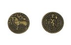 Indian Themed Gaming Coins - Medium 25mm (12-Pack) - 