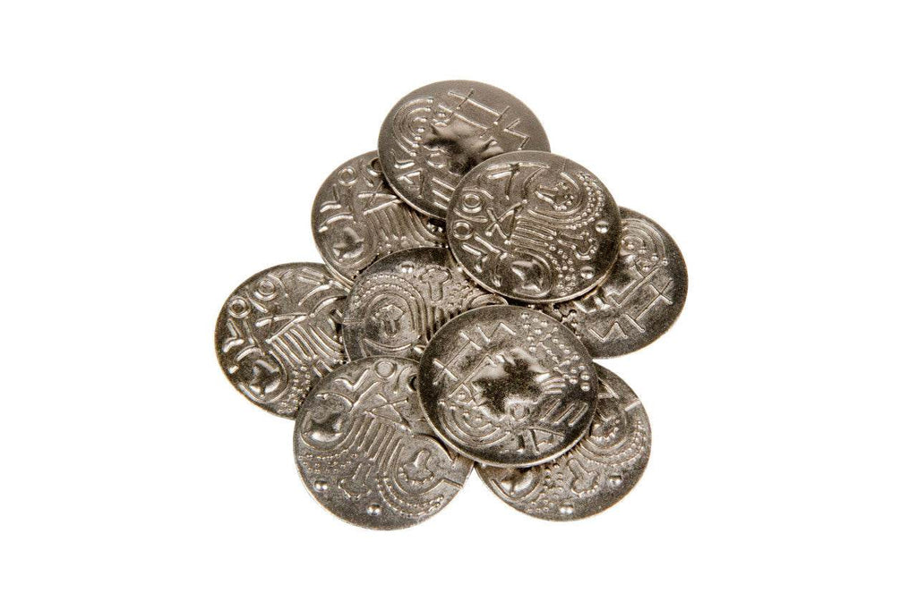 Anglo-Saxon Themed Gaming Coins - Large 30mm (9-Pack) - 
