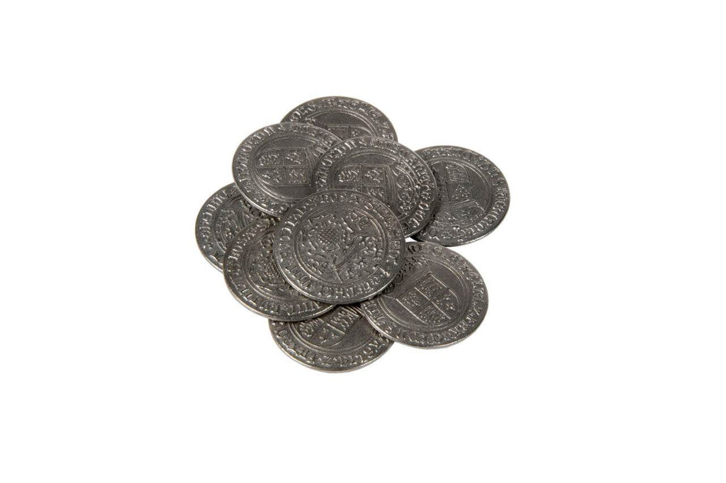 Early English Kings Themed Gaming Coins - Large 30mm (9-Pack) - 