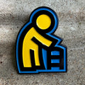 AOLdtimer 1.25" Soft Enamel Pin
