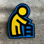 AOLdtimer 1.25" Soft Enamel Pin