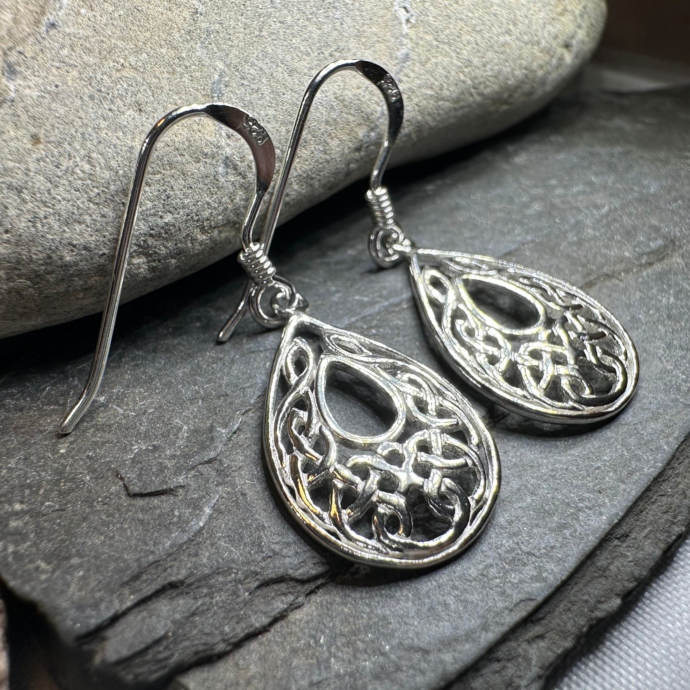 Celtic Raindrop Earrings