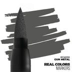 AK Interactive Markers: Real Colors Markers - Gun Metal