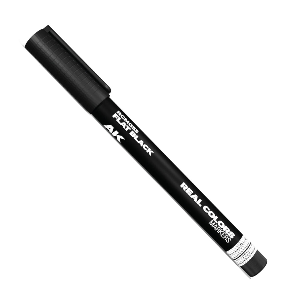 AK Interactive Markers: Real Colors Markers - Flat Black