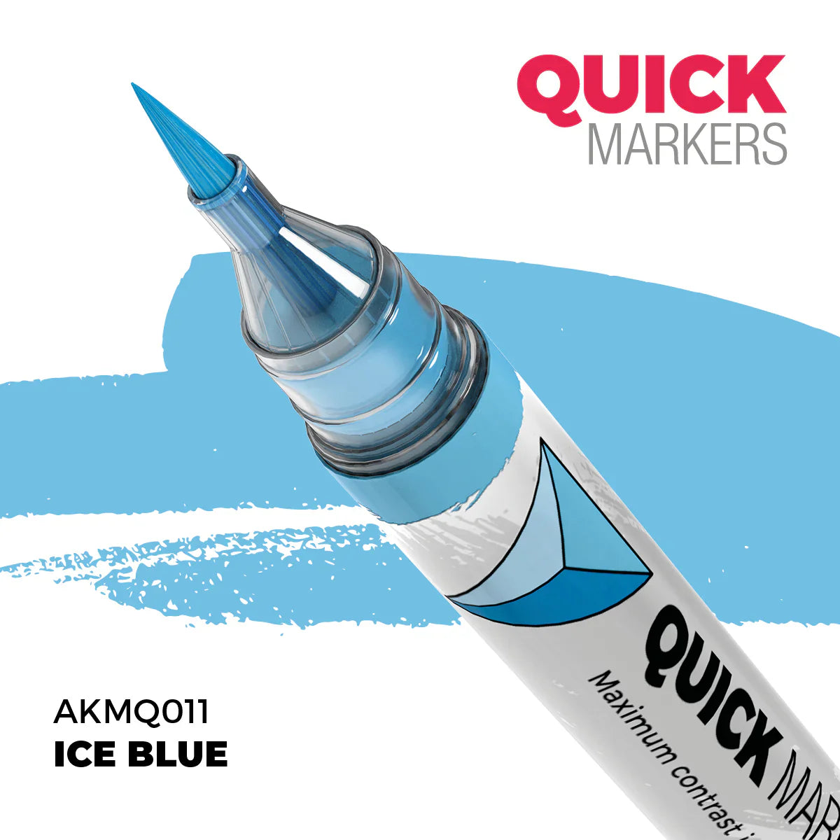 AK Interactive Markers: Quick Markers - Ice Blue