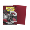 Blood Red - Non-Glare - Matte Sleeves - Standard Size