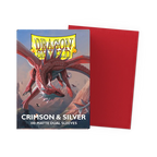 Dragon Shield: Crimson & Silver - Matte Dual Sleeves