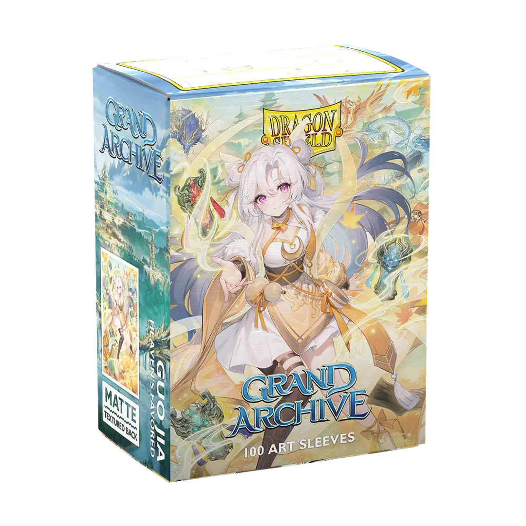 Grand Archive - Guo Jia, Heaven’s Favored - Matte Art Sleeves - Standard Size