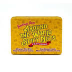 Around the World Spicy Nuts Sampler Tin – A Global Culinary Travel Adventure