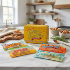 Around the World Spicy Nuts Sampler Tin – A Global Culinary Travel Adventure
