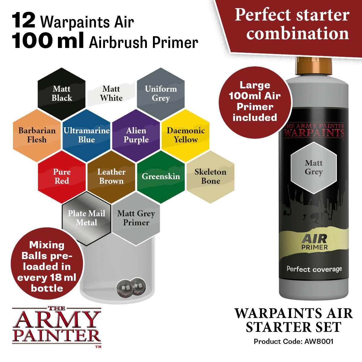 Army Painter Warpaints: Air Starter Set - 