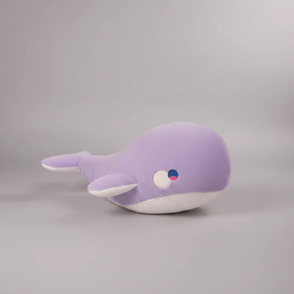 Kawaii Purple Whale Plush Toy – Super Soft Stuffed Marine Animal Pillow (40–100cm)