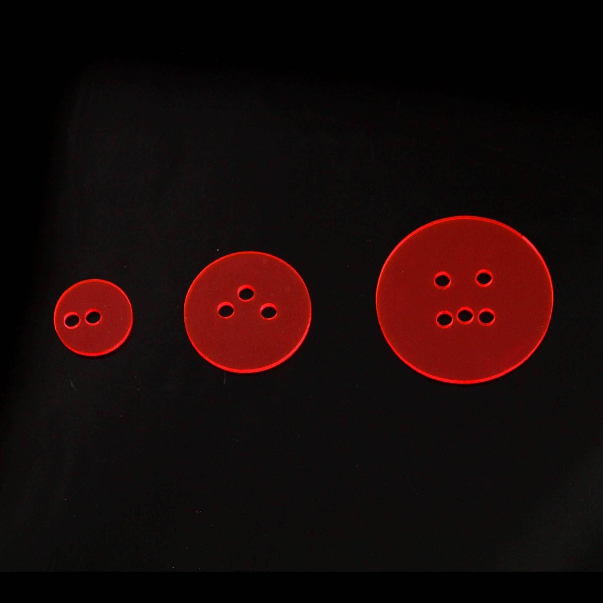 Status Discs - 25mm / Red