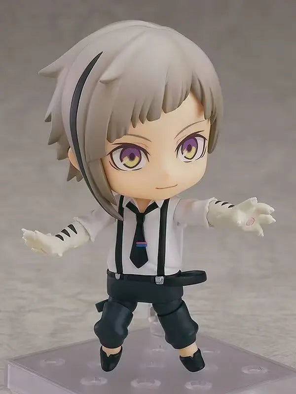 Action Figures Bungo Stray Dogs, Nakajima Atsushi, Dazai Osamu, Kawaii Chibi Cute Anime Figurines Collector 10 cm