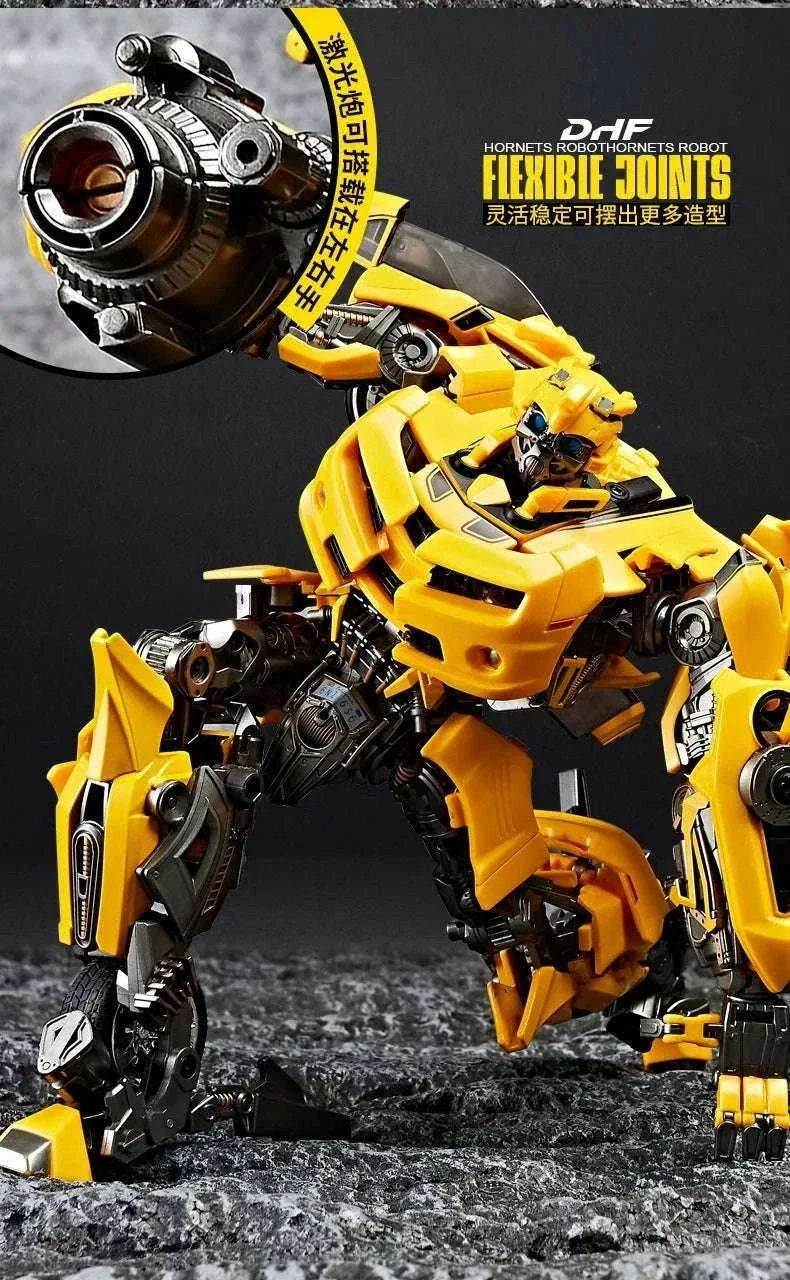 Optimus Prime and Bumblebee Autobots Anime Figures, Transformation Robot Toys 30 CM