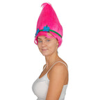 Princess Troll Movie Pink Adult Deluxe Halloween Costume Cosplay Wig