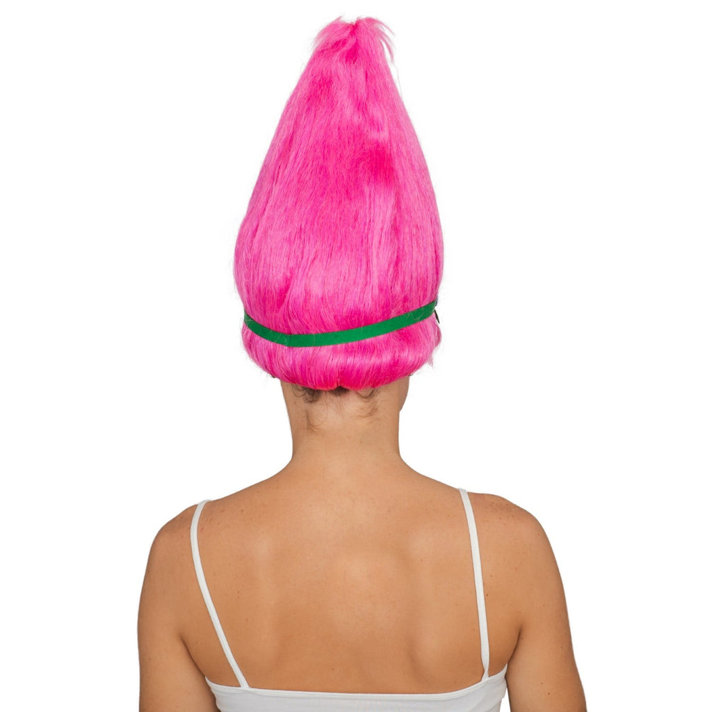 Princess Troll Movie Pink Adult Deluxe Halloween Costume Cosplay Wig