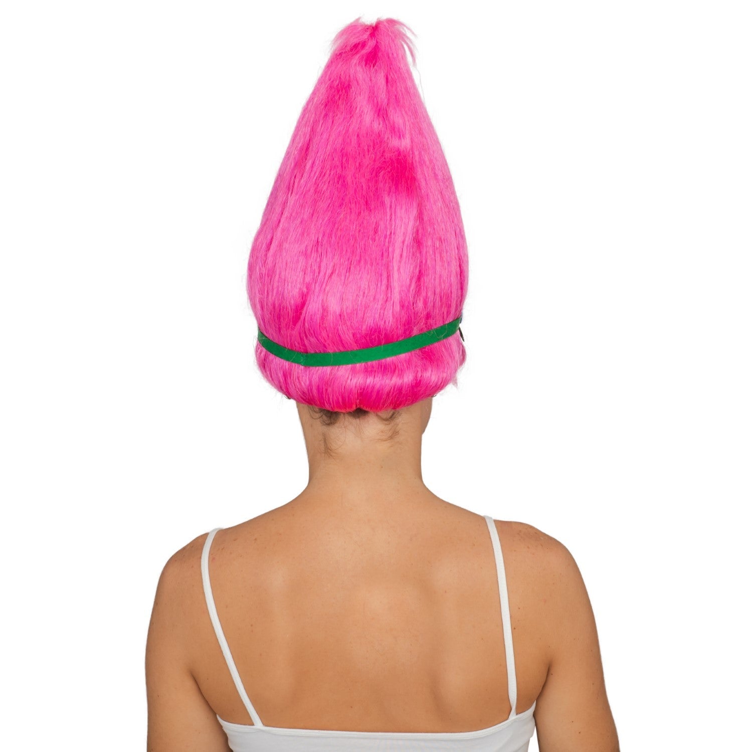 Princess Troll Movie Pink Adult Deluxe Halloween Costume Cosplay Wig