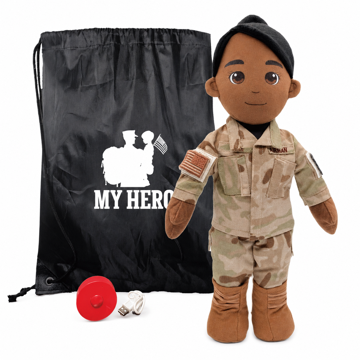 My Hero™ Daddy Doll Air Force | Custom Recordable Plush