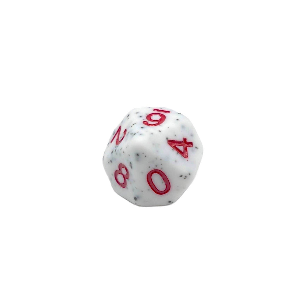 Alabaster Malphite - 7 Piece DnD Dice Set | Acrylic RPG Gaming Dice - 