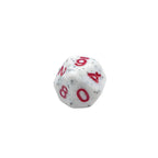 Alabaster Malphite - 7 Piece DnD Dice Set | Acrylic RPG Gaming Dice - 