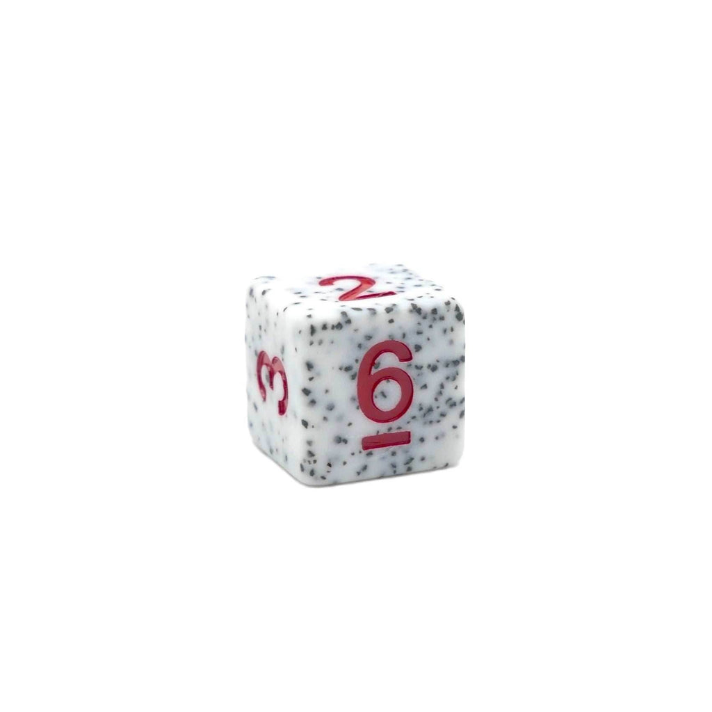 Alabaster Malphite - 7 Piece DnD Dice Set | Acrylic RPG Gaming Dice - 
