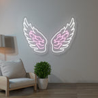 Angel Wings Multicolor Neon Sign