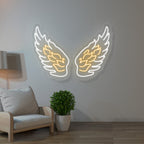 Angel Wings Multicolor Neon Sign