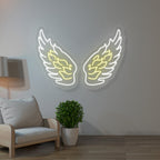 Angel Wings Multicolor Neon Sign