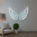 Angel Wings Multicolor Neon Sign
