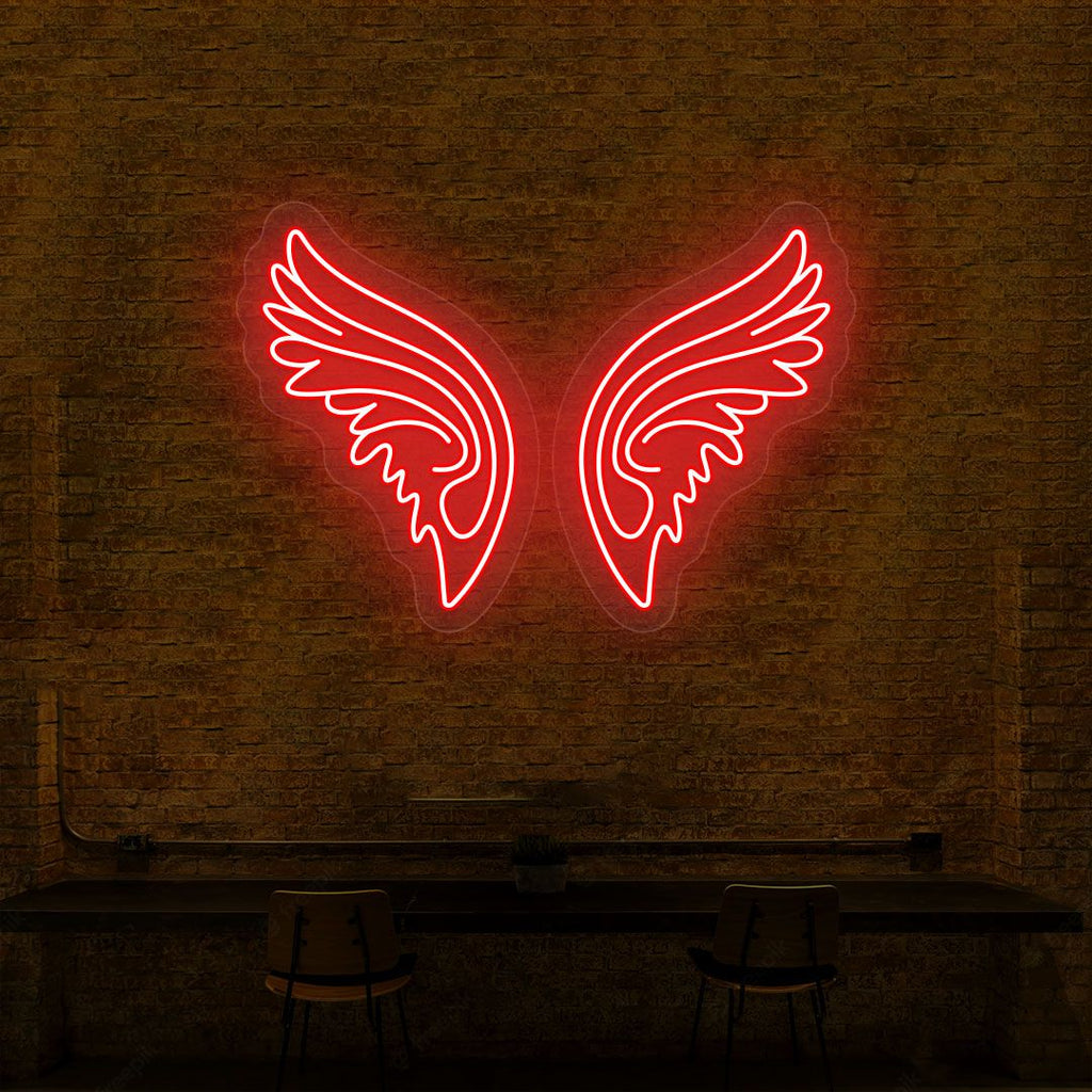 Angel Wings Neon Sign